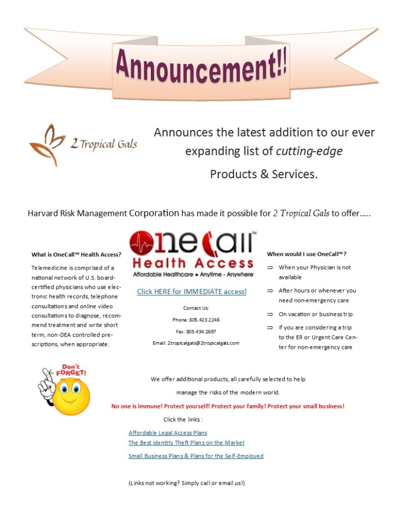 OneCall Health Access Announcement June 2014